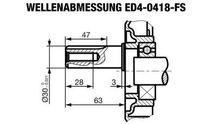 diesel motor 418cc-7,83kW-10,65HP-3.600 U/min-E-KW30x63-elektro zagon