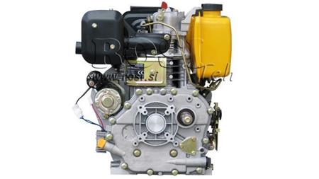 дизелов двигател 418cc-7.83kW-10.65HP-3,600 RPM-E-KW30x63-електрически старт