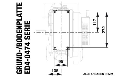 diesel motor 474cc-8,0kW-3.600 U/min-E-KW25x88-elektro zagon