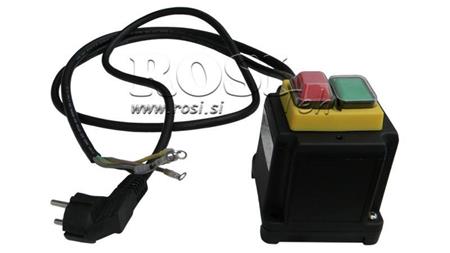 PLUGUE COM CABO LIGADO/DESLIGADO 1 FASE (3PÓLOS) 230V