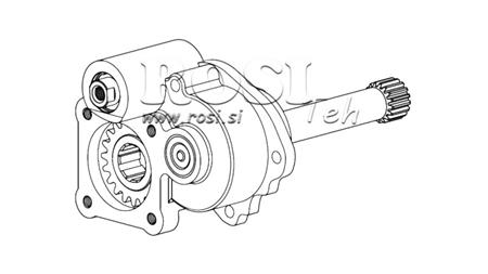 NEBENANTRIEB FÜR HYDRAULIKPUMPE - MERCEDES G3/65-90 UNIMOG