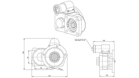 POHON HYDRAULICKÉHO ČERPADLA - VOLVO R5-2