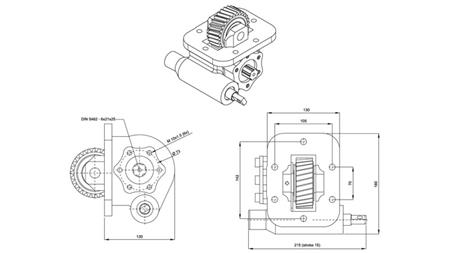 HIDRAULIKUS SZÍVATTYÚ SEGÉDHAJTÁS - ISUZU MOY CR VACUUM