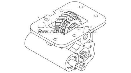 GEAR DRIVE FOR HYDRAULIC PUMP - ISUZU MOZ 06 MECHANIC