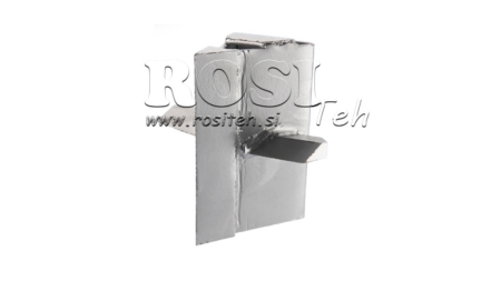 AXĂ GALVANIZATĂ PENTRU ÎMPĂRȚITOR DE LEPĂI 170MM 12-19 TON