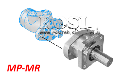 LEJERFLANGE TIL HYDRAULIKMOTOR MP-MR