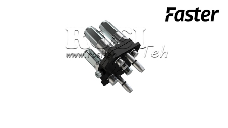 ΣΥΝΔΕΣΗ MULTI-FASTER 5ΔΡΟΜΗ BSP 3×1/4 2×3/8 ΚΙΝΗΤΟ ΜΕΡΟΣ