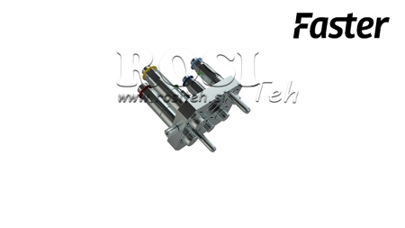 MULTI-FASTER CSATLAKOZÓ 3PLV 5IRÁNYÚ BSP 3×3/8 2×9/16 MOBIL RÉSZ