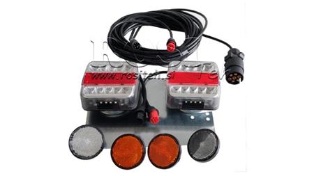 LED MAGNETIC LIGHTS SET WITH CABLE 7,5m+2,5m