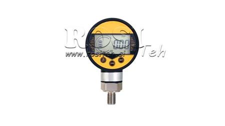 DIGITAL PRESSURE GAUGE DN63 VERTICAL 0 - 600 BAR - 1/4