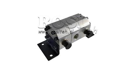 HYDRAULIC GEAR FLOW DIVIDER 2/1 (15,1-30,3 lit - max. 240bar) 7,4cc/SEG