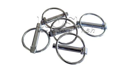 VOLLSTÄNDIGES SET SICHERHEITSCLIPS RUND fi 4,5 mm (5 Stück)