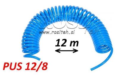 MANGUERA DE AIRE AZUL PUS 12/8 12m SIN EQUIPAR EN ESPIRAL