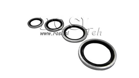 O-KRÚŽOK S GUMOVOU TESNENÍM 1/4'' - 13.70x20.70 mm