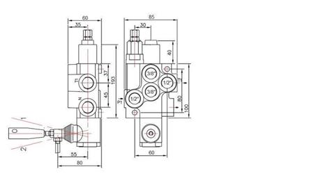 HYDRAULIKVENTIL 1xP40 HYDROMOTOR