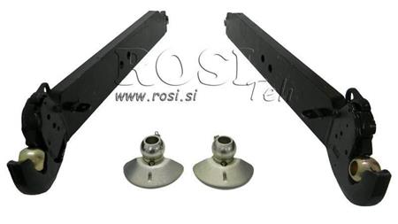 BRACCI DI SUPPORTO DEL TRATTORE IDRAULICA A 3 PUNTI CBM 120x35 mm - 950mm DO 140KM