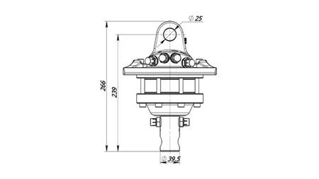 HIDRAVLIČNI ROTATOR 1000/500 KG Z OSJO