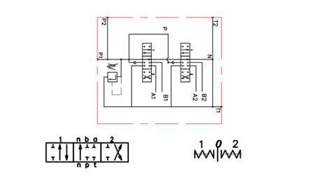 HIDRAVLIČNI VENTIL 2xPC70
