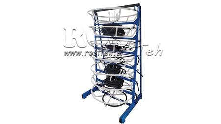 HOSE COIL DISPENSING RACK