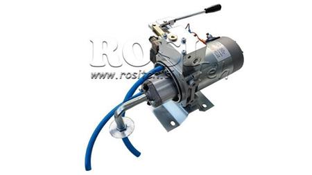 MINI HIDRAULISKAIS AGREGĀTS 24V DC - 2.2kW = 2.1cc - 8 lit - vienvirziena montāža AR ROZETI