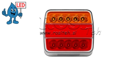 LED ACHTERLICHT VOOR AANHANGER GEKOMBINNEERD 4 FUNCTIES 12V