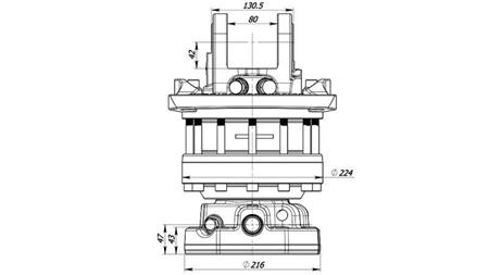 HIDRAVLIČNI ROTATOR 10000/5000 KG S PRIROBNICO 2PR