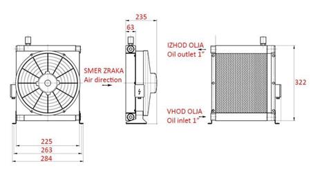 ECO HLAĐAČ ULJA DC 12V 30-100 LIT