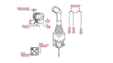 JOYSTICK NIMCO ZA VUČNU KUGLU - 2x GUMB