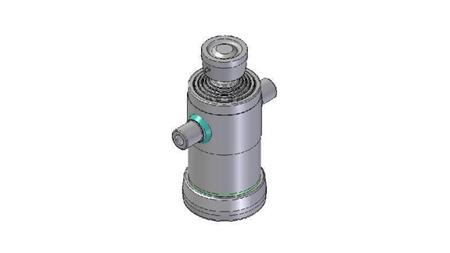 3051S -TELESKOPZYLINDER STANDARD/KUGEL 5 STUFEN HUB 980 DURCHMESSER 152