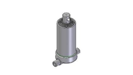 3552F -CILINDRO TELESCOPICO INFERIORE – FORO 5 GRADI CORSO 1230 FI 152