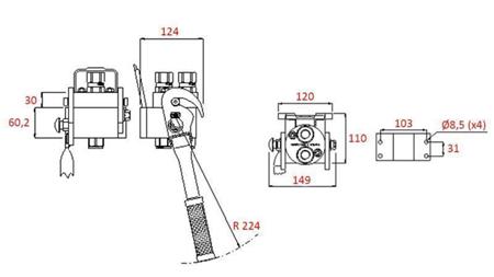 MULTI-FASTER COUPLING 2wie BSP1/2 MOBILE PART