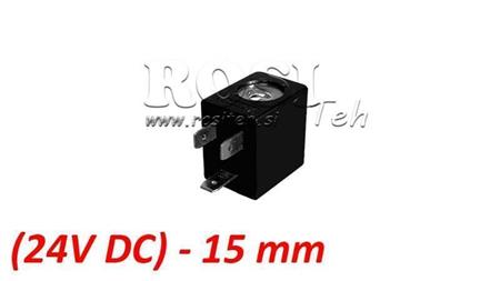 (15) COIL EL. MAG. 24V DC 2.5W PARA VÁLVULA NEUMÁTICA 1/8