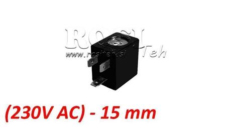 (15) BOBINA ELÉCTRICA 230V AC 3.5VA PARA VÁLVULA NEUMÁTICA 1/8