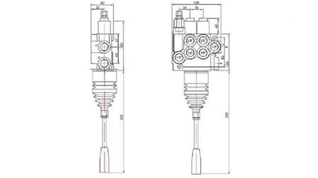 HID. VENTIL 2xP40   JOYSTIC