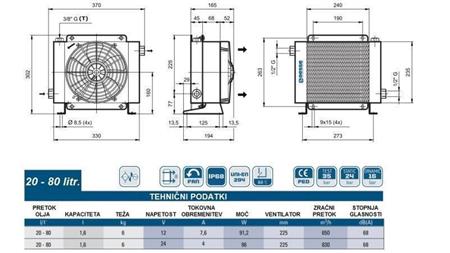 ALIEJUS ŠALDYTUVAS DC 12V HY01602 20-80 LIT
