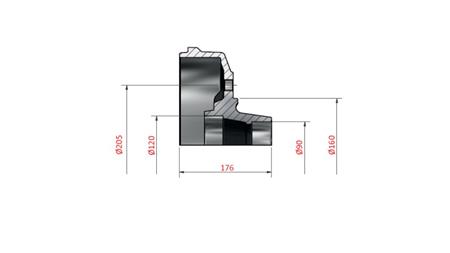 ZAVORNI BOBEN 090-120 300X060 ZA OSOVINO 1600-1800-2000mm