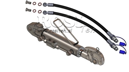 HYDRAULIC SPECIAL TOP LINK WITH HOOK - 2 CAT. 63/35-210 (45-95HP)(25,4 - gr.2)