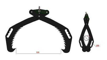 ROČNA GOZDARSKA KLEŠČA GRIPPER HD70 (700mm)
