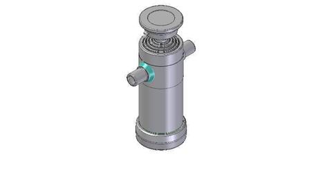 5023S -TELESCOPIC ZYLINDER STANDARD/KUGEL 5 STUFEN HUB 1290 DURCHMESSER 112