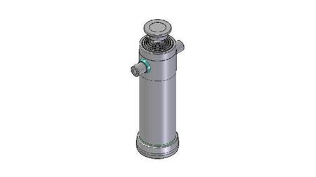 6011S -TELESCOPISK CYLINDER STANDARD/BOLL 6 STEG SLAG 2557 DIAMETER 152