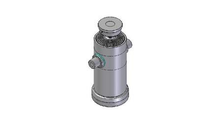 6066S -TELESCOPIC ZYLINDER STANDARD/KUGEL 6 STUFEN HUB 2640 DURCHMESSER 240