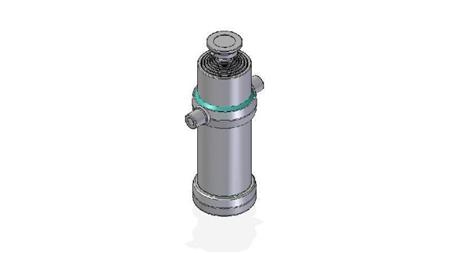 7012S -TELESCOPIC Sylinder STANDARD/KULE 7 TRINN REISE 3460 DIAMETER 170