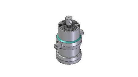 8004F - TELESCOPISK CYLINDER STANDARD/HÅL 8 STEG SLAG 1940 FI 190