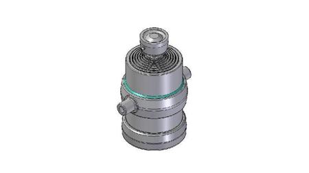 8020S -TELESCOPISK SYLINDER STANDARD/KULE 8 TRINN REISE 1910 DIAMETER 215