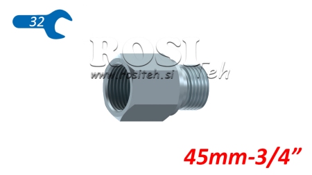 HIDRAVLIČNI ADAPTER PODALJŠAN MOŠKI-ŽENSKI 3/4