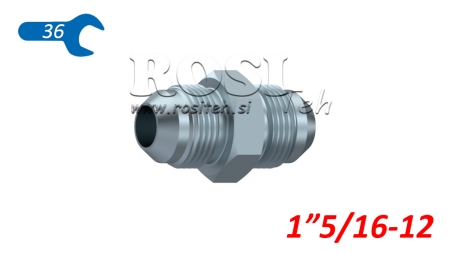 HYDRAULICKÝ DVOJITÝ VENTIL JIC74° 1”5/16-12 1”5/16-12