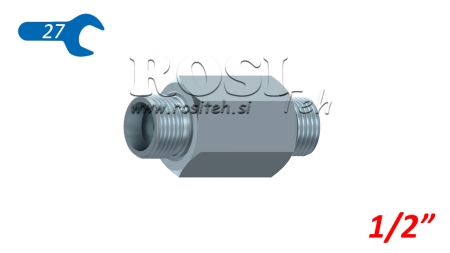 HYDRAULISK ADAPTER HAN-HAN 1/2