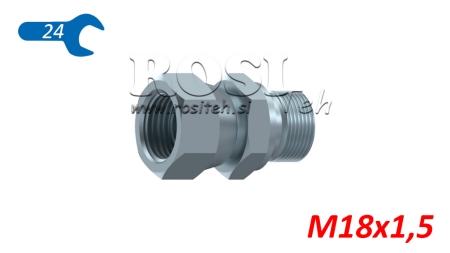 HYDRAULIC DOUBLE SCREW JACK SWIVEL NUT M22X1,5