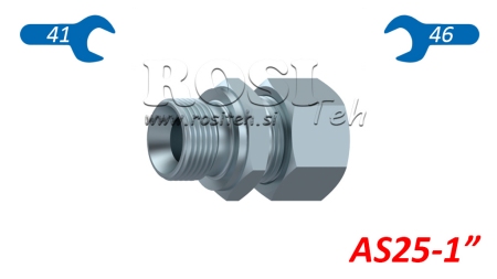 HYDRAULICZNY PODWÓJNY ŁUK Z NAKRĘTKĄ AS25-BSP1