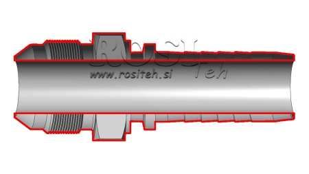 HYDRAULISCHE AANSLUITING AGJ JIC74° MAN DN8-9/16”-18